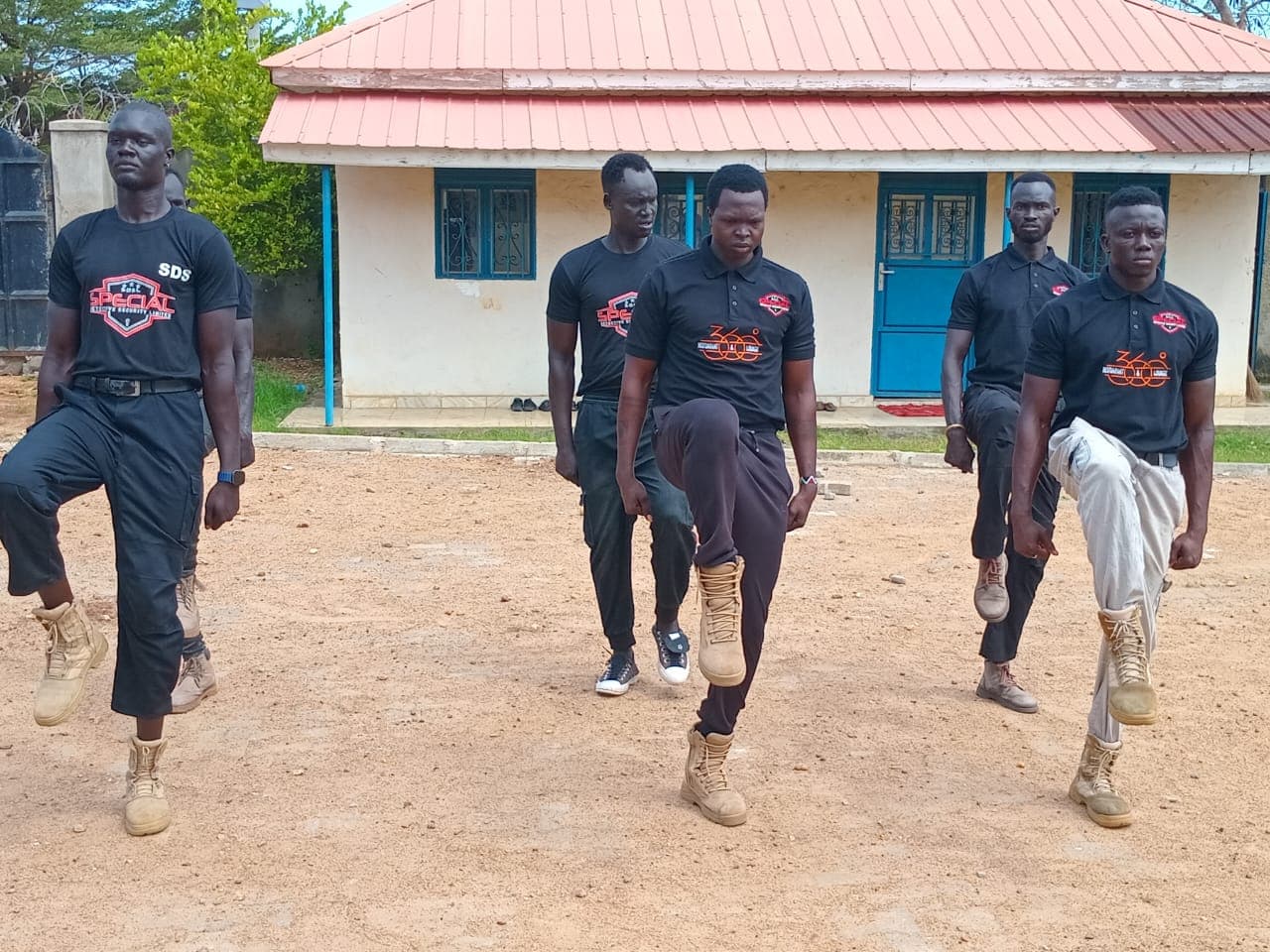 SDSL security recruits in formation